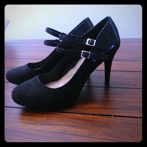 Black Suede Pumps